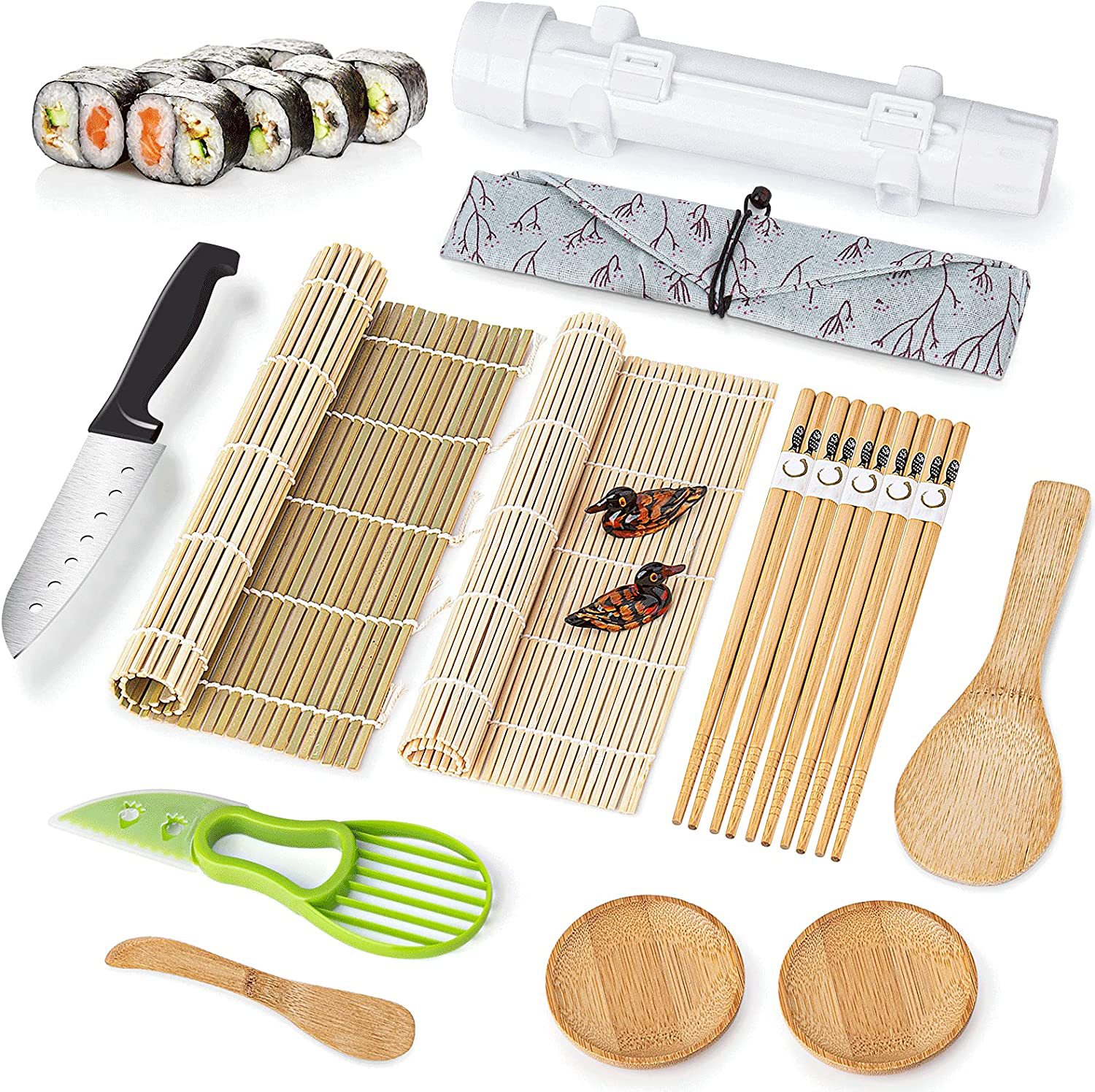 Sushi Making Set With Various  - Spring Roll Wrapper ulasan dan harga