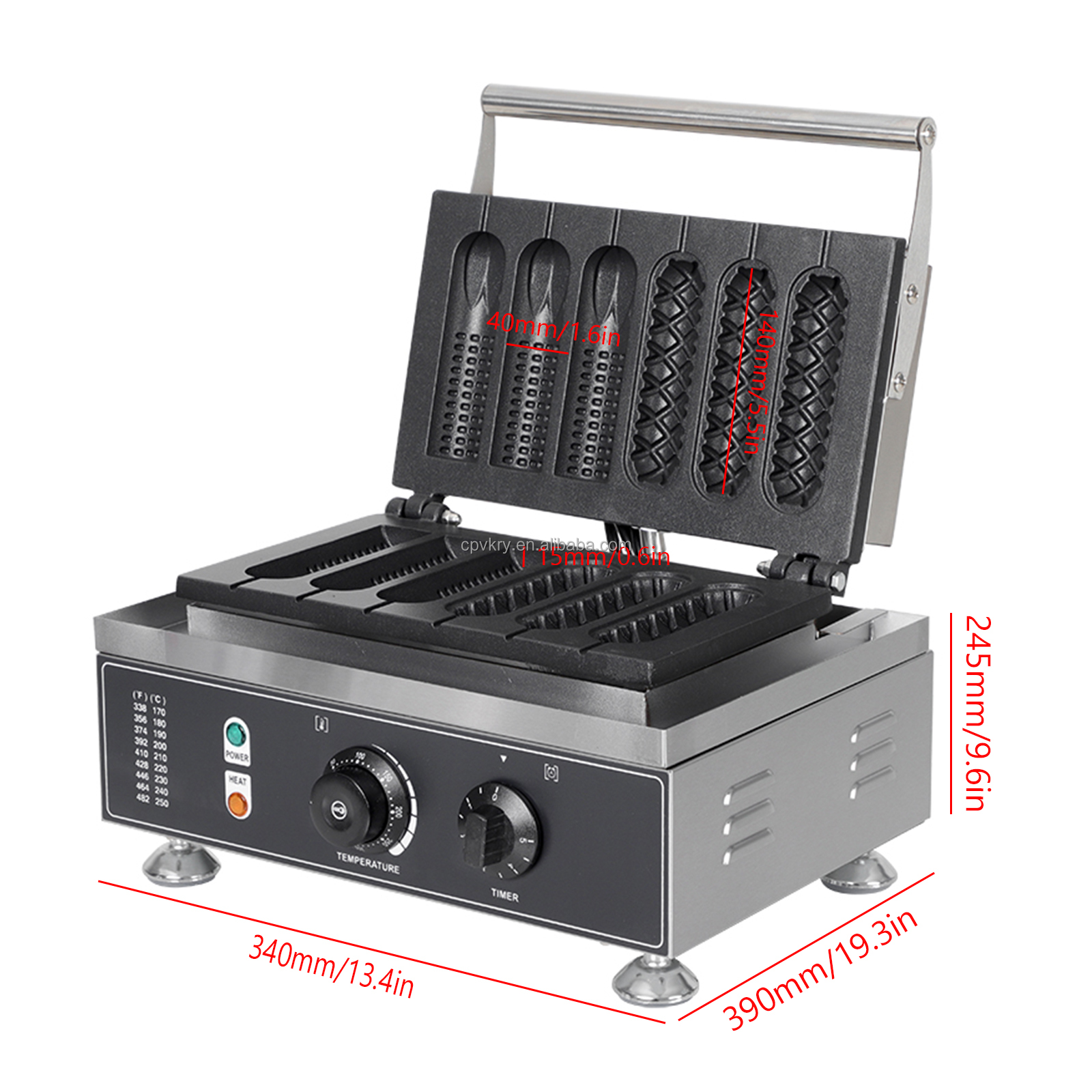 Electric 110/220V Hot Dog Waff - Corn Dog Stick ulasan dan harga