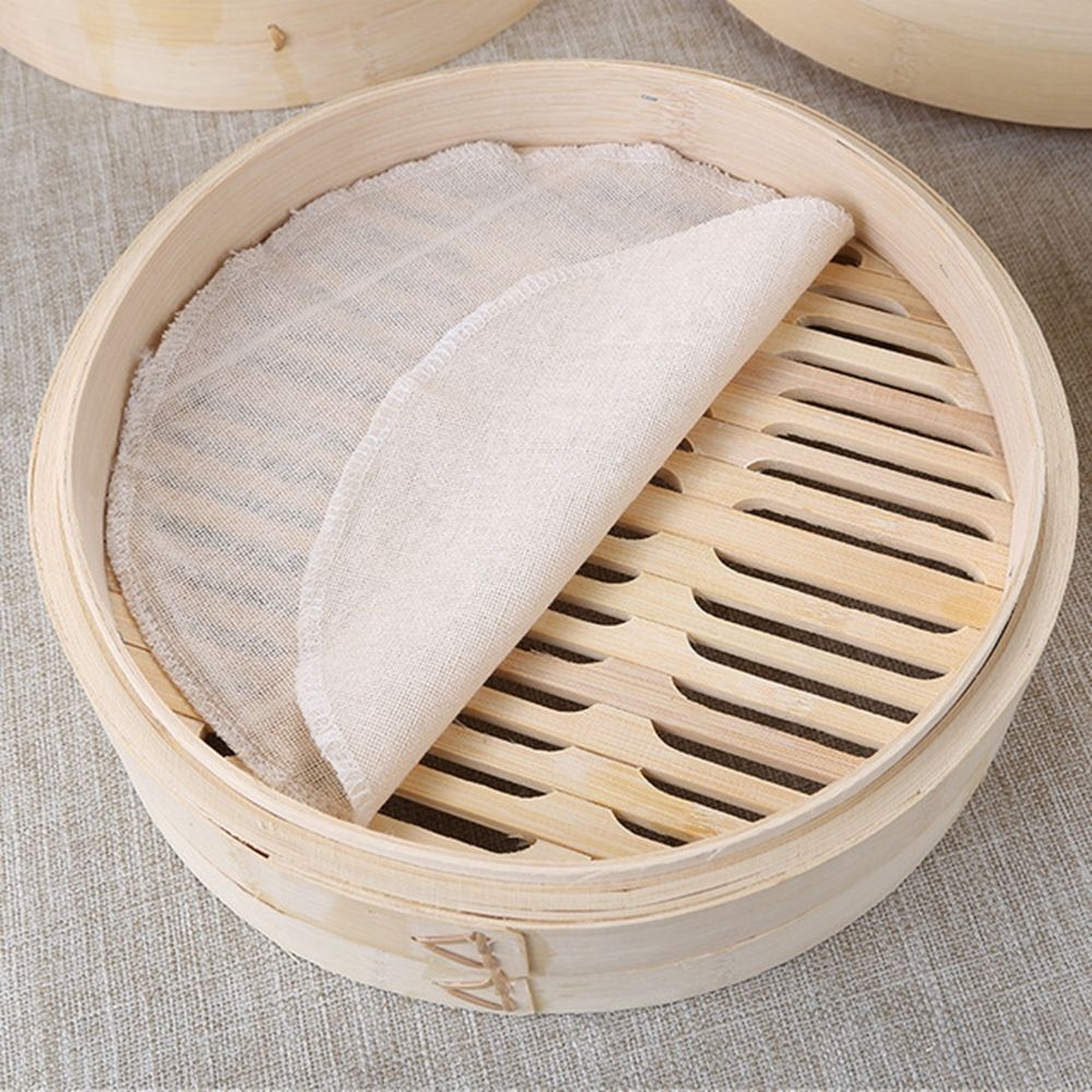 Steaming With Lid Cooking Tool - Bao Steamer Bamboo ulasan dan harga