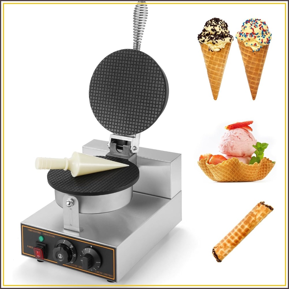 1200W Commercial Waffle Cone M - Waffle Cone Maker ulasan dan harga