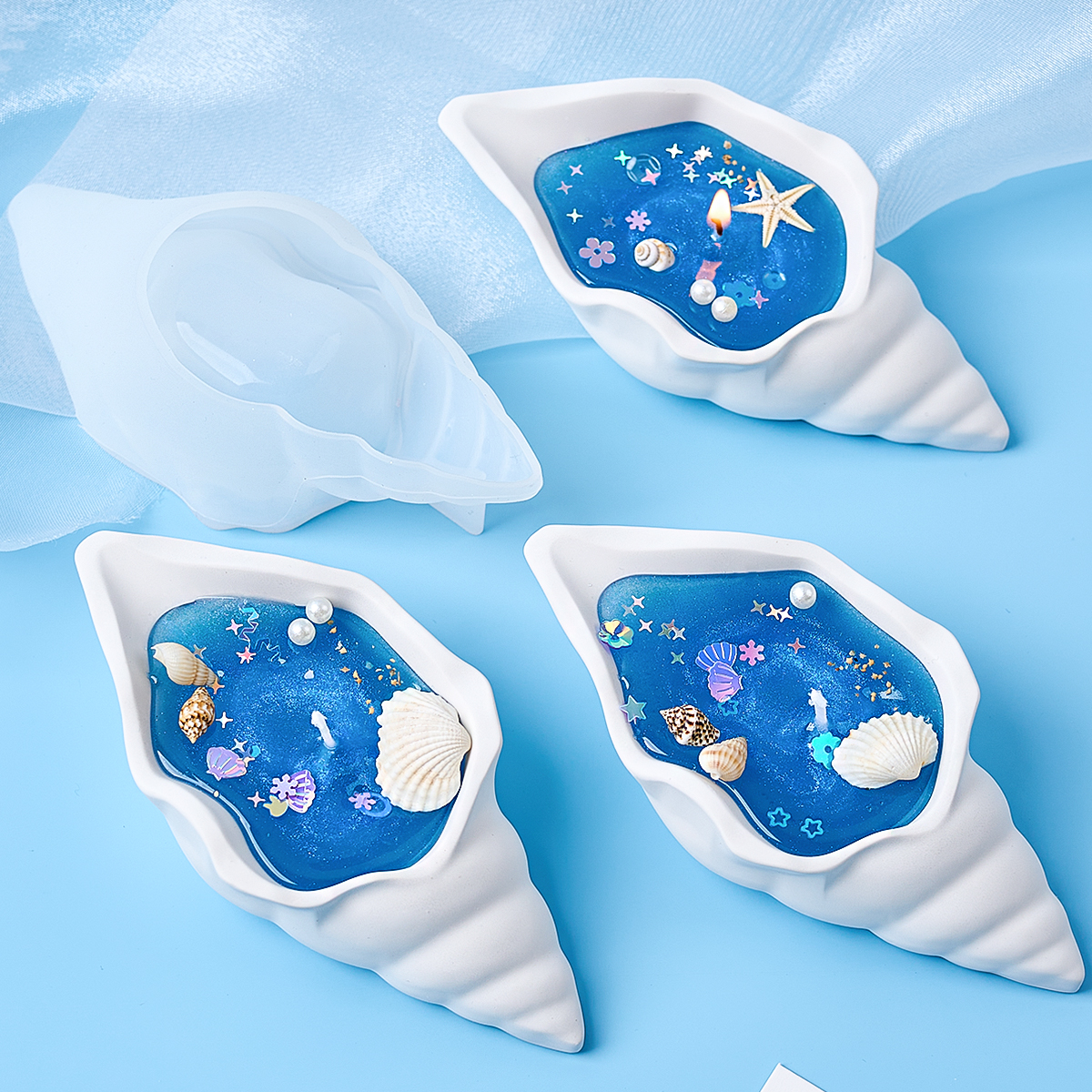 Conch Candle Jar Silicone Mold - Potsticker Mold ulasan dan harga