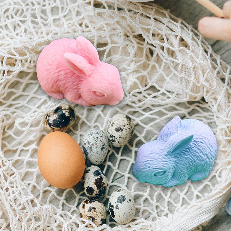 3D Rabbit Silicone Soap Mold E - Bunny Cake Mold ulasan dan harga