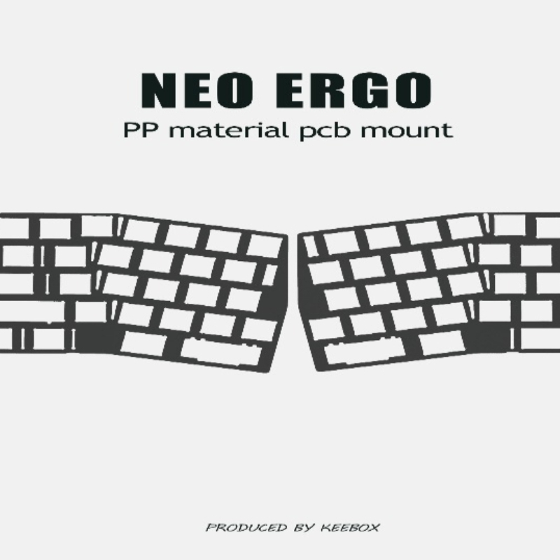 Neo Ergo Keyboard Positioning  - Crepe Pan Carbon ulasan dan harga
