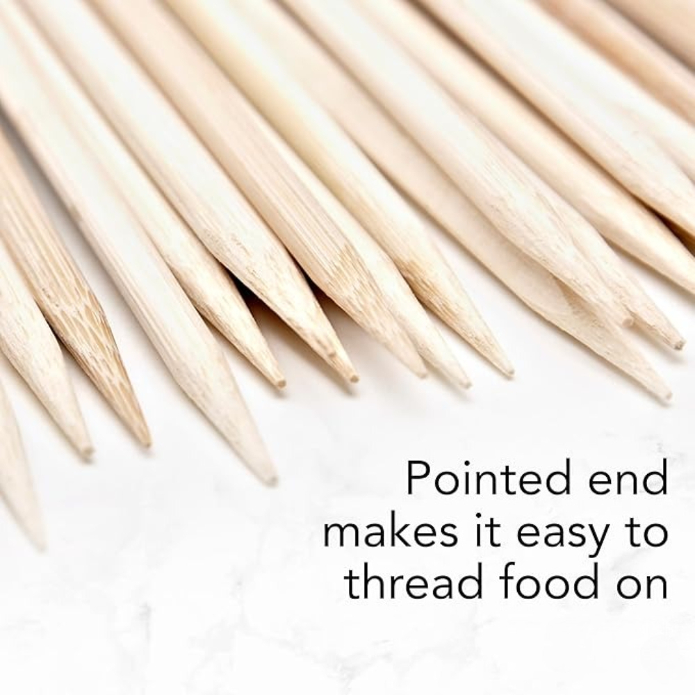 1350/90Pcs Natural BBQ Skewers - Corn Dog Stick ulasan dan harga
