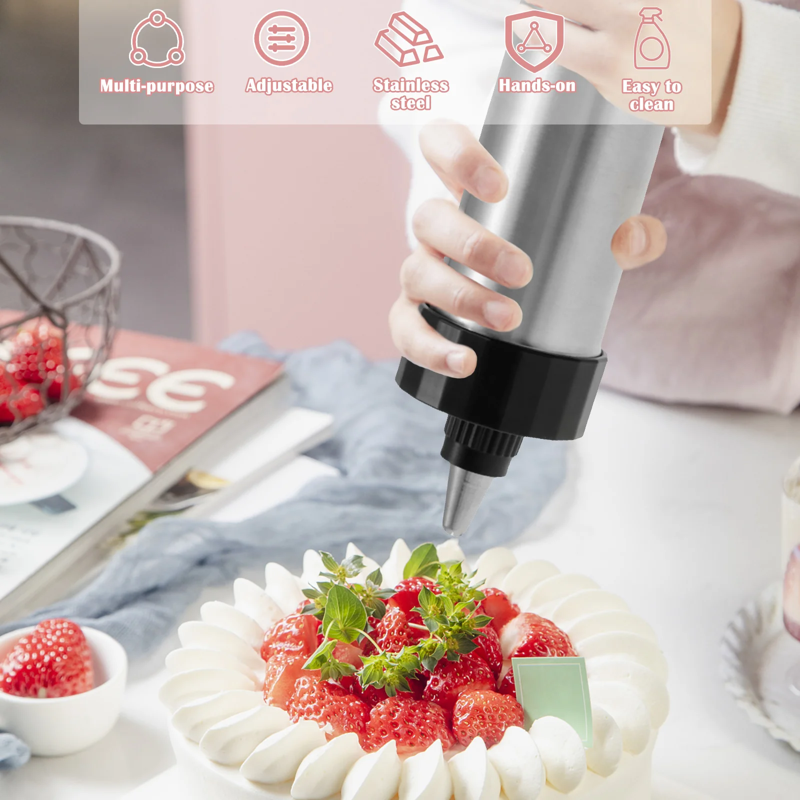 DIY Churro Maker Machine Cooki - Churros Maker Gun ulasan dan harga