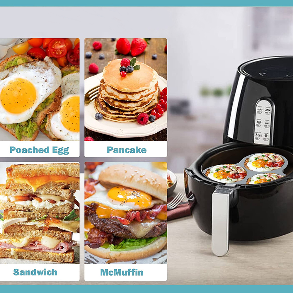 Silicone Egg Mold Air Fryer Eg - Egg Waffle Pan ulasan dan harga