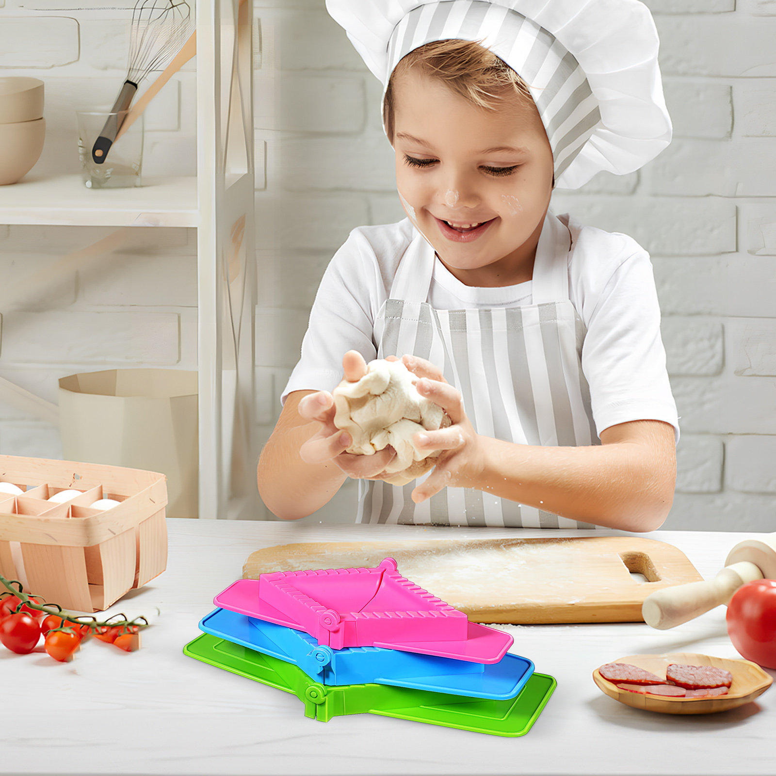 3Pcs Dumpling Mold Plastic Set - Dumpling Press Set ulasan dan harga