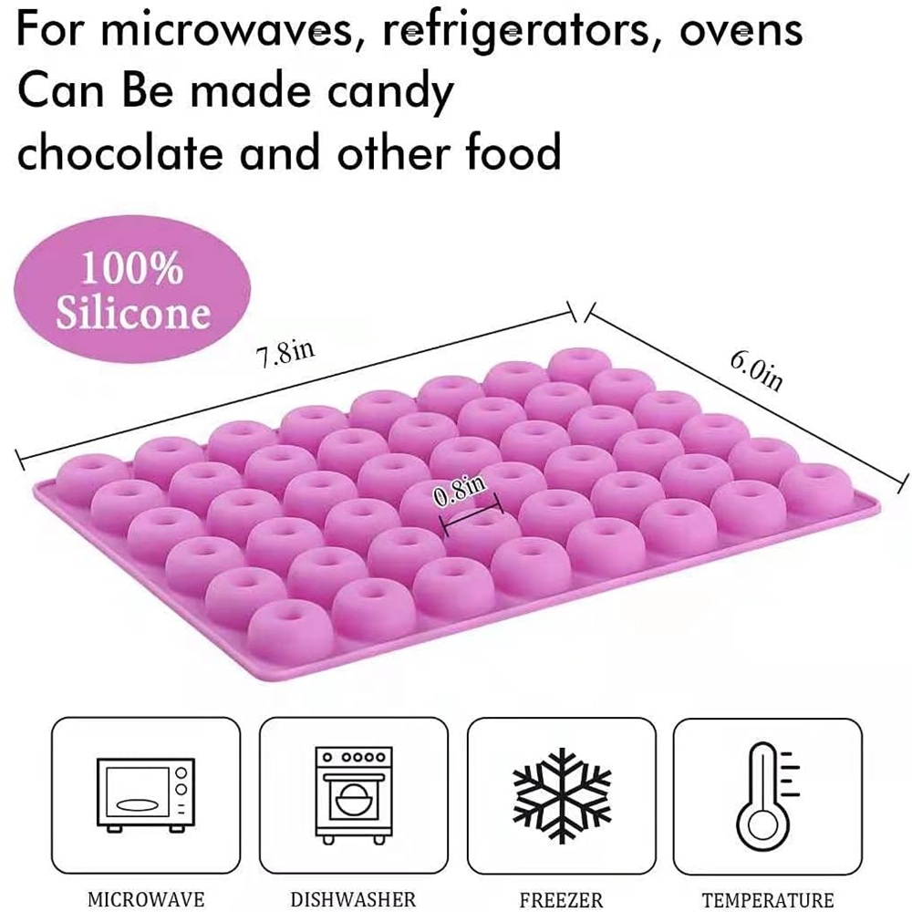 5 Pieces Of Mini Donuts Silico - Donut Mold Silicone ulasan dan harga