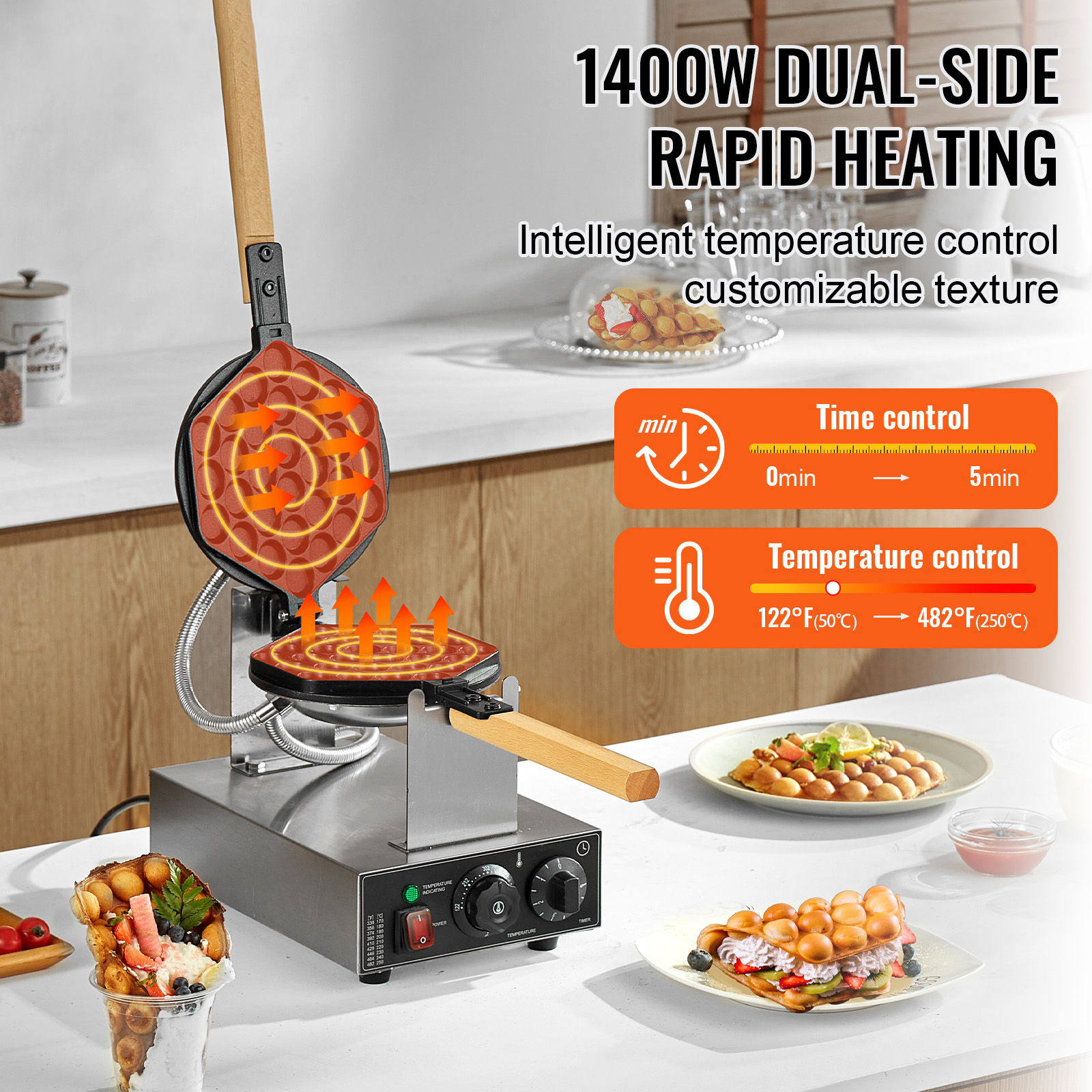 HomeWise Commercial Egg Bubble - Egg Waffle Pan ulasan dan harga
