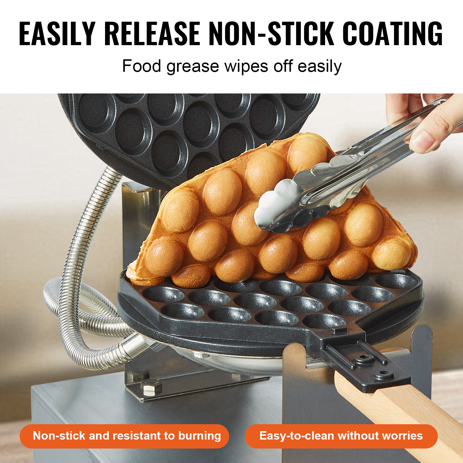 HomeWise Commercial Egg Bubble - Egg Waffle Pan ulasan dan harga
