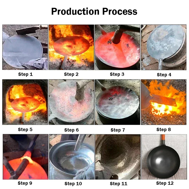 Traditional Handmade Iron Wok  - Cast Iron Corn ulasan dan harga