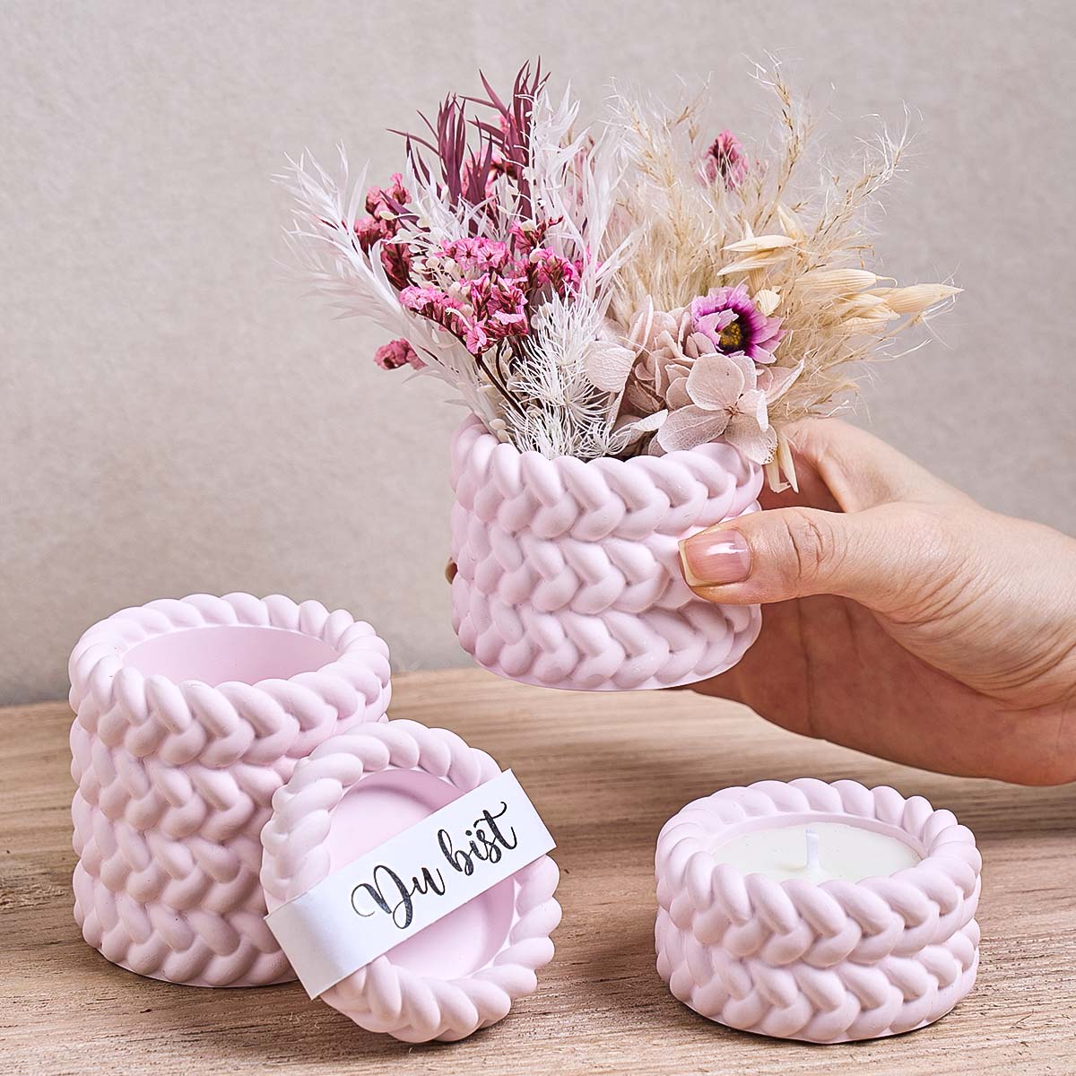 Woven Candle Jar Silicone Mold - Potsticker Mold ulasan dan harga