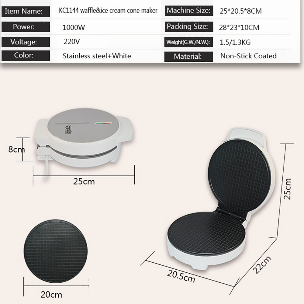 Waffle Cone Make Premium Egg R - Waffle Cone Maker ulasan dan harga