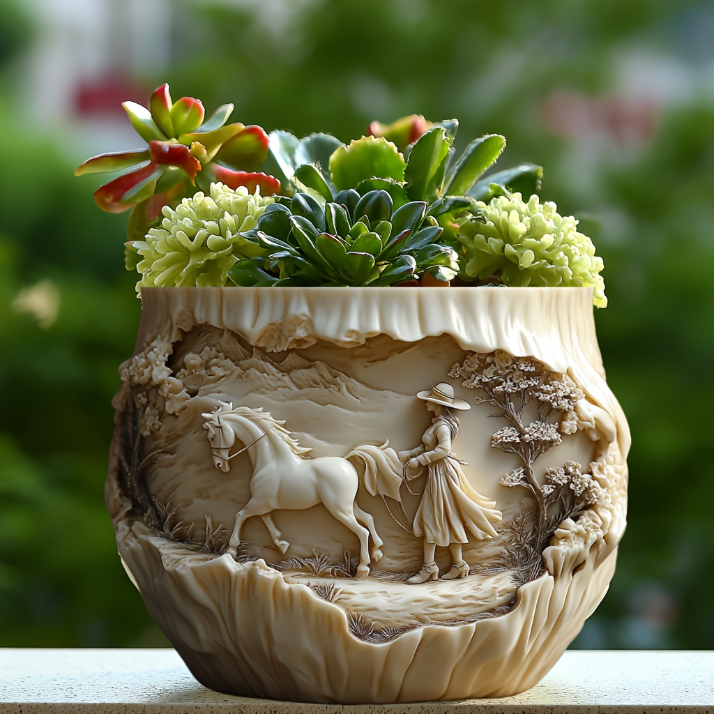 Beauty holding horse relief su - Potsticker Mold ulasan dan harga