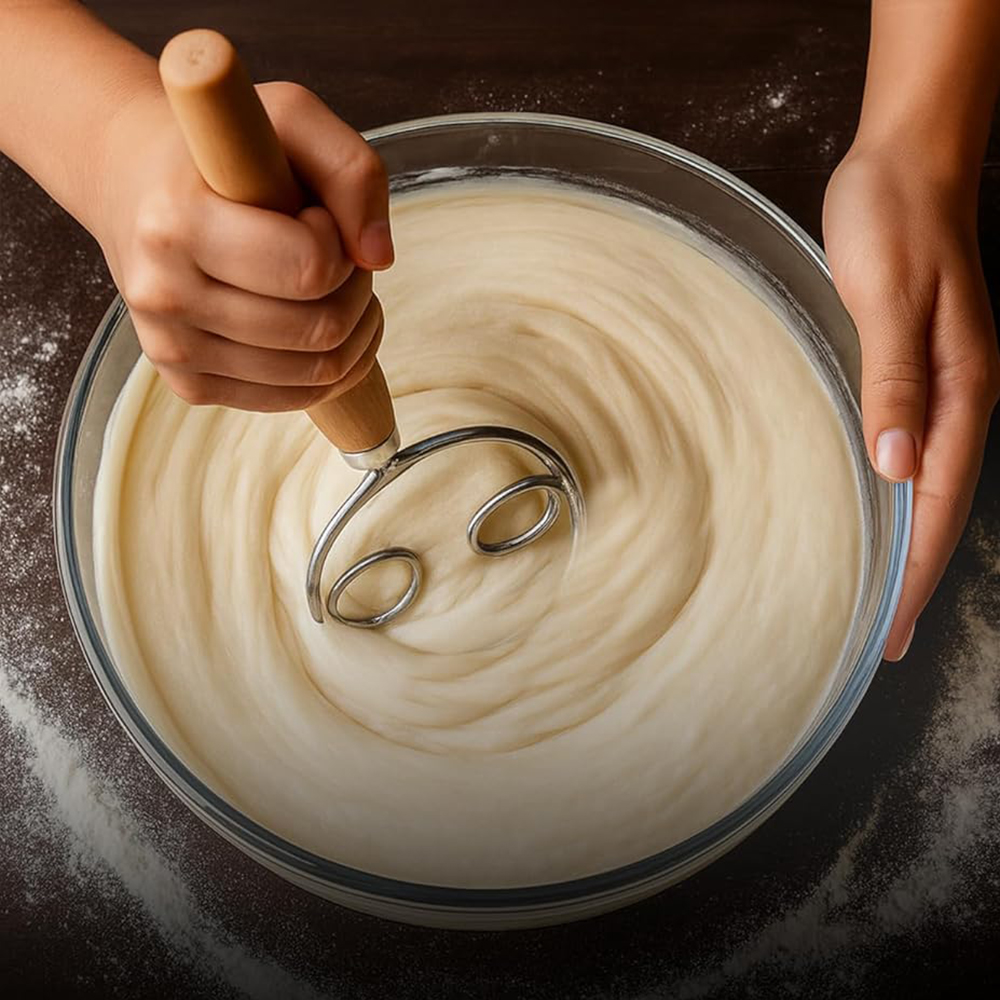 304 Stainless Steel Dough Whis - Danish Pancake Pan ulasan dan harga