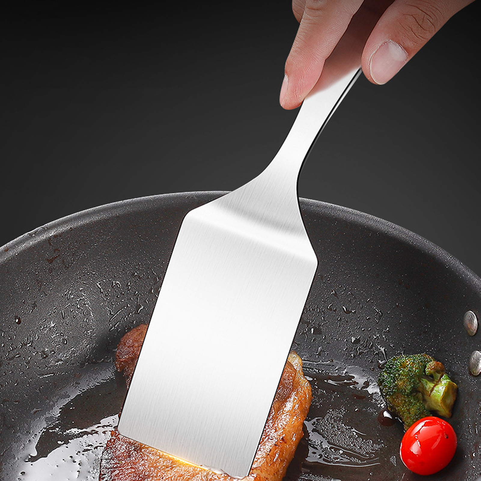 Stainless Steel Spatula Short  - Okonomiyaki Spatula ulasan dan harga