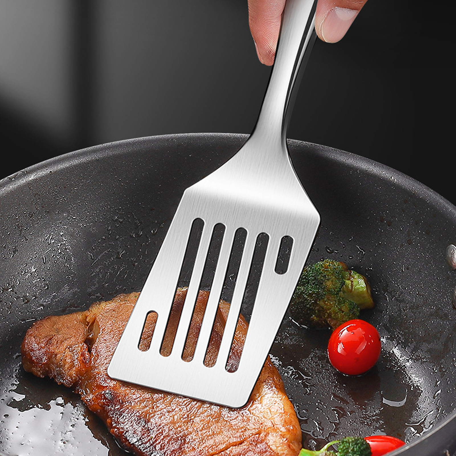 Stainless Steel Spatula Short  - Okonomiyaki Spatula ulasan dan harga