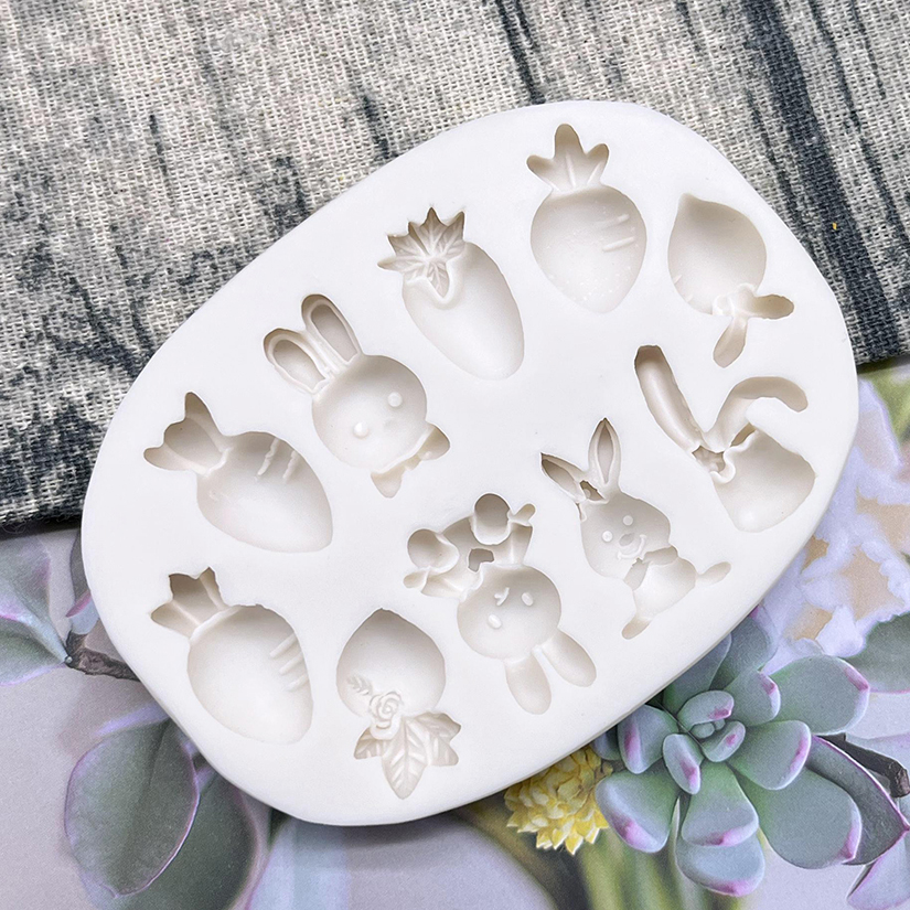 Easter Bunny Rabbit Radish Sil - Bunny Cake Mold ulasan dan harga