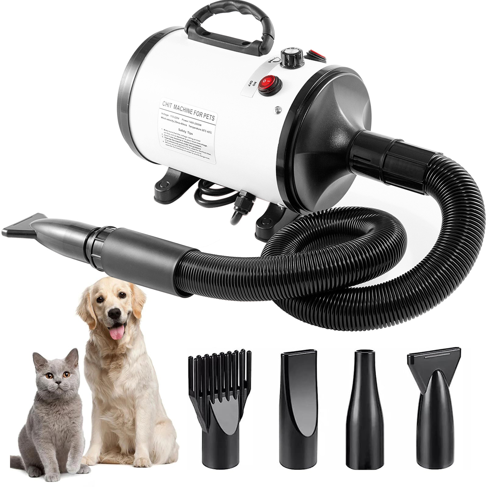 2800W Pet Hair Dryer for Dogs  - Hot Dog Press ulasan dan harga