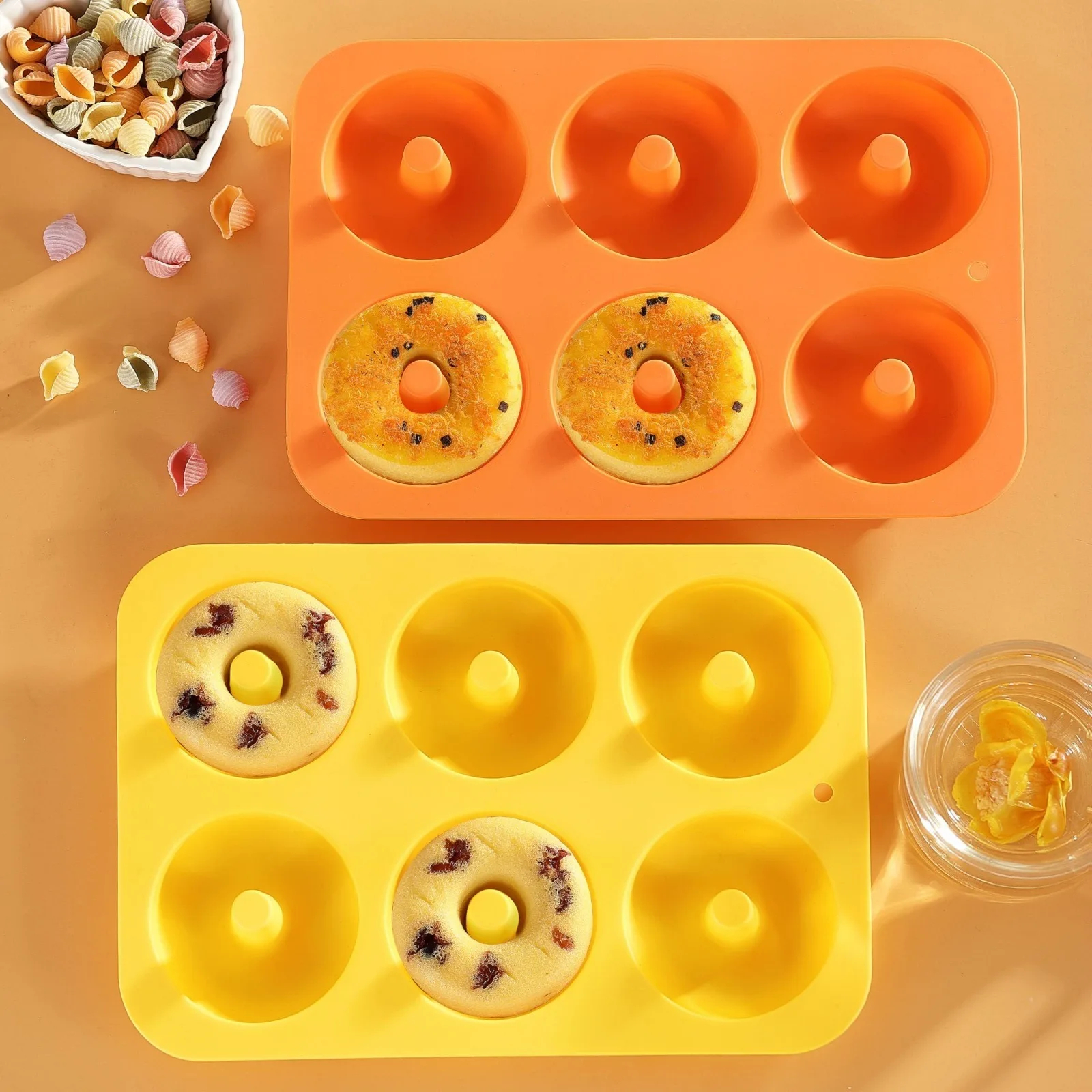 Silicone Mini Donut Pan 6-Cavi - Donut Mold Silicone ulasan dan harga