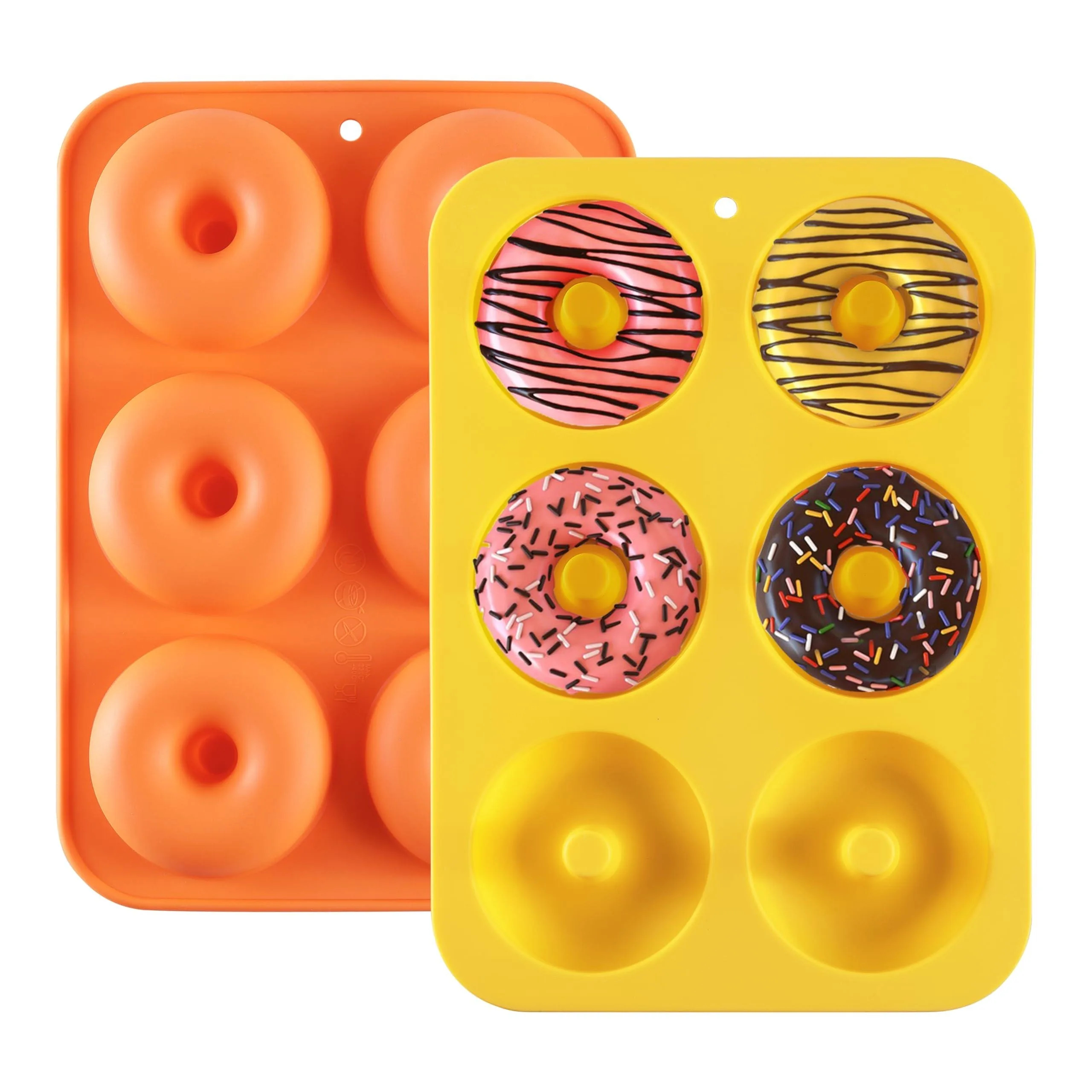 Silicone Mini Donut Pan 6-Cavi - Donut Mold Silicone ulasan dan harga