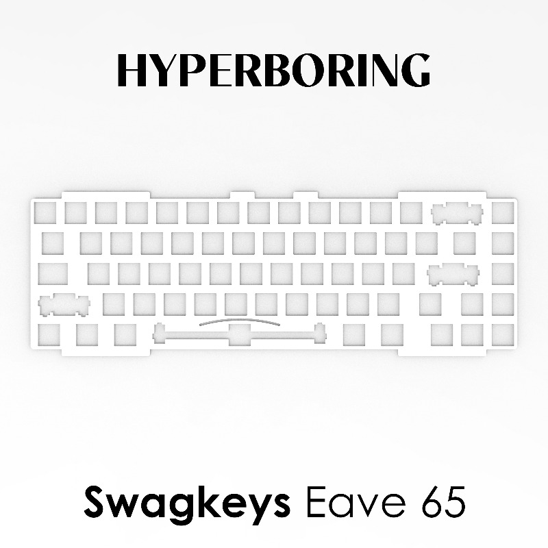 Swagkeys Eave65 Keyboard Posit - Crepe Pan Carbon ulasan dan harga