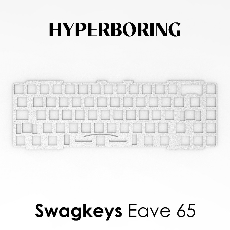 Swagkeys Eave65 Keyboard Posit - Crepe Pan Carbon ulasan dan harga