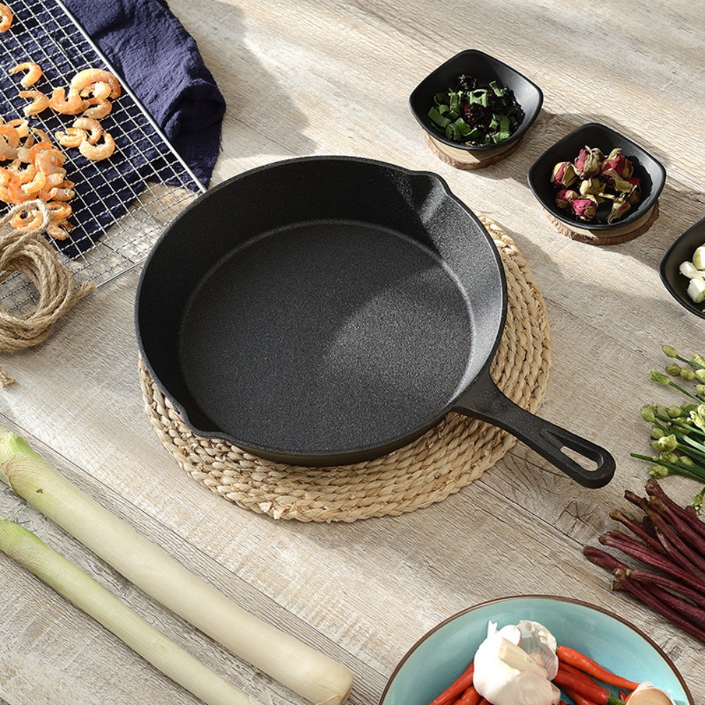 Cast Iron Uncoated Frying Pan  - Cast Iron Corn ulasan dan harga