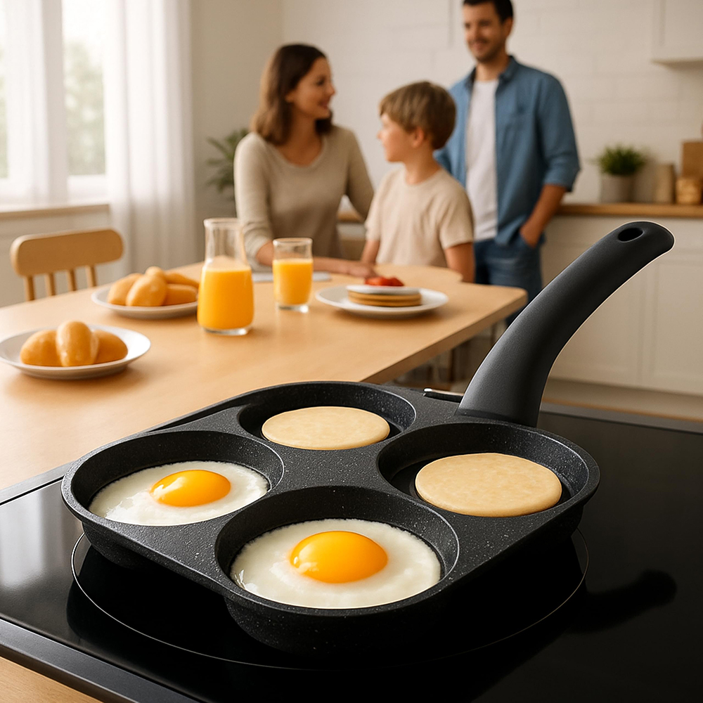 Egg Frying Pan Nonstick Pancak - Mini Pancake Griddle ulasan dan harga