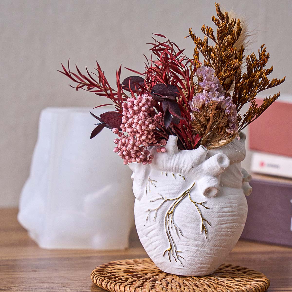 Simulation Heart Vase Silicone - Potsticker Mold ulasan dan harga
