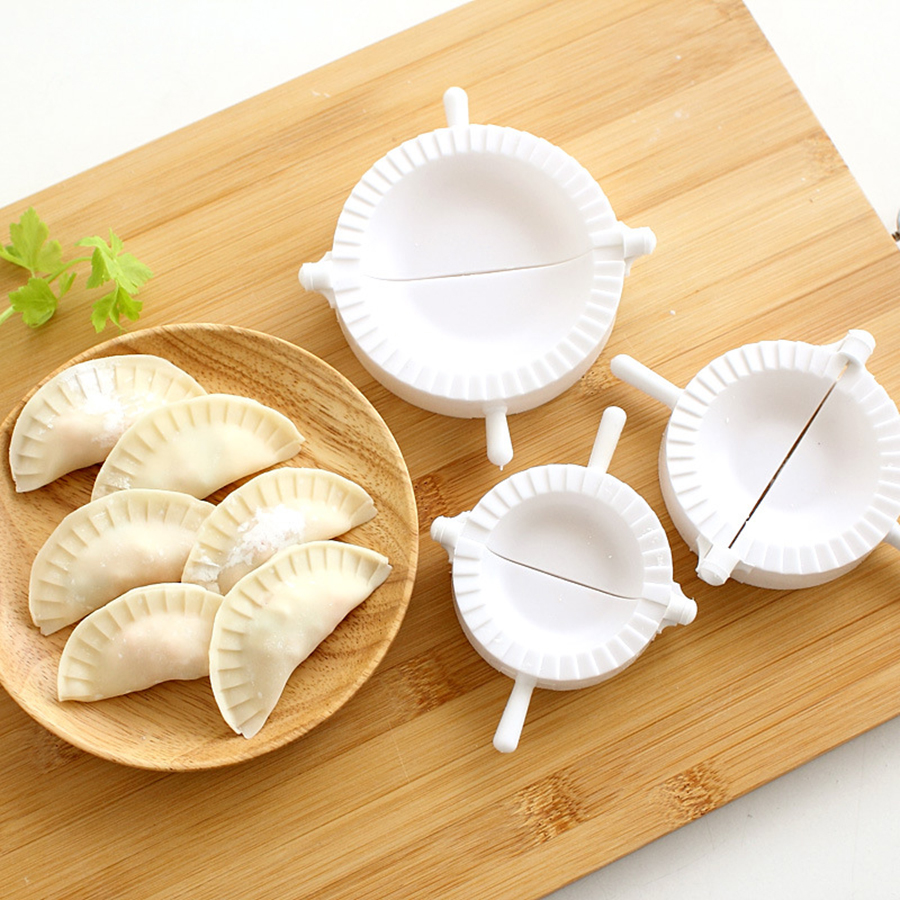 3pcs/set 7-10cm Plastic Dumpli - Dumpling Press Set ulasan dan harga